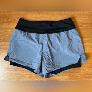 On Running Women's Light Blue Running Shorts